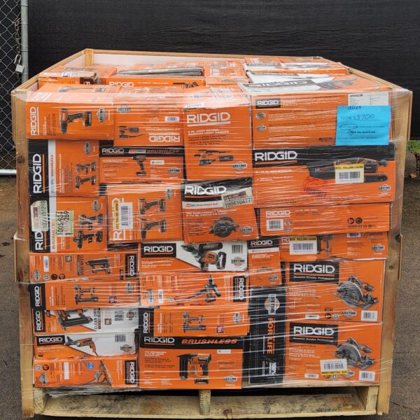 Ridgid Tool Pallets Liquidation - Wholesale - Ninja Warehouse Liquidator